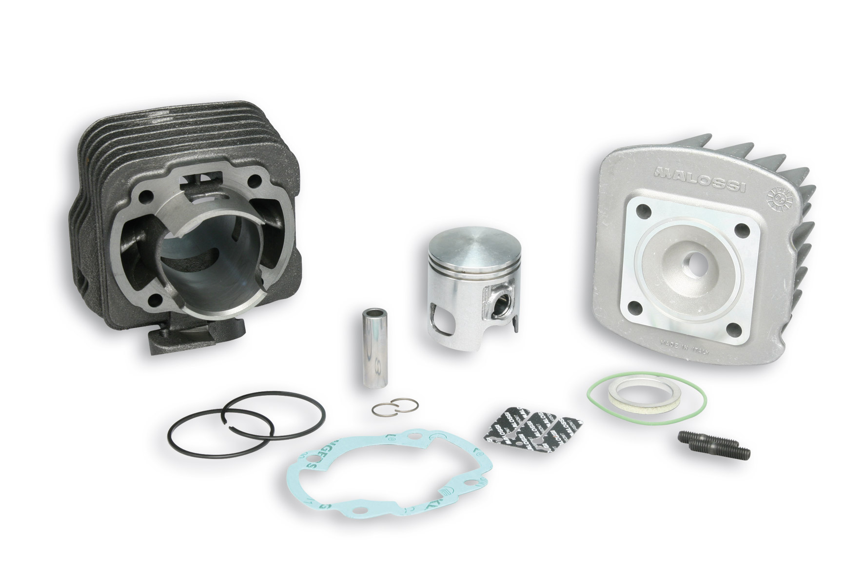 Malossi Cast iron cylinder kit D.47 with D.12 pin Honda Bali 50 2T